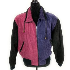 Cayenne 100% Leather  Suede Jacket Womens Size M